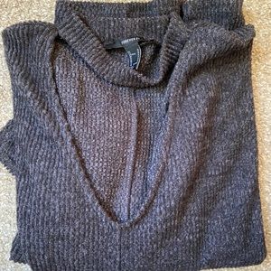 DEEP V Gray Sweater